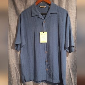 Tommy Bahama Blue Casual Button Down Shirt
